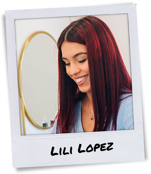 Polaroid of Assistant Stylis Lili Lopez